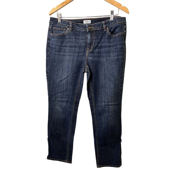 Liz Claiborne Jeans Womens Size 14 Classic Fit Straight Leg Jeans 28” Inseam - Picture 1 of 8